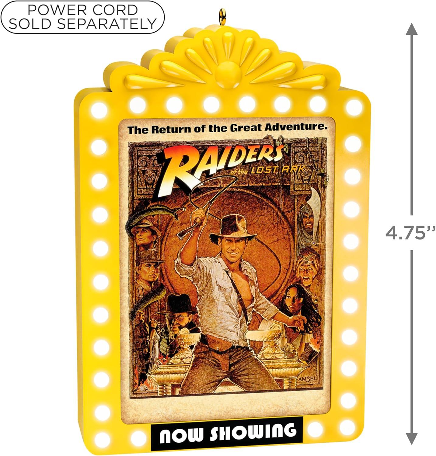 image:imageHallmark Keepsake Christmas Ornament Indiana Jones and the Raiders of the Lost Ark Now Showing with Light Movie GiftsIndiana Jones