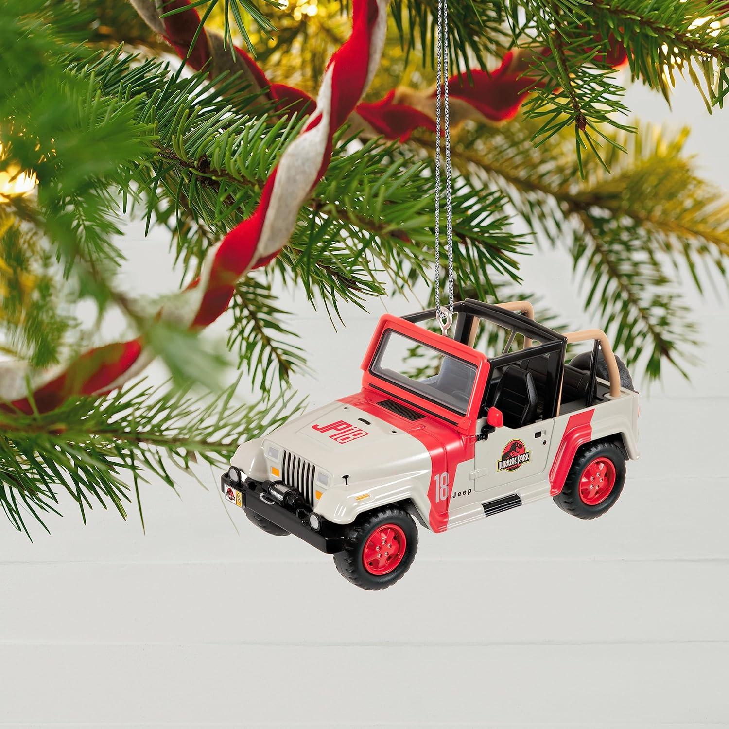image:imageHallmark Keepsake Christmas Ornament Jurassic Park Clever Girl Movie GiftsJeep Wrangler