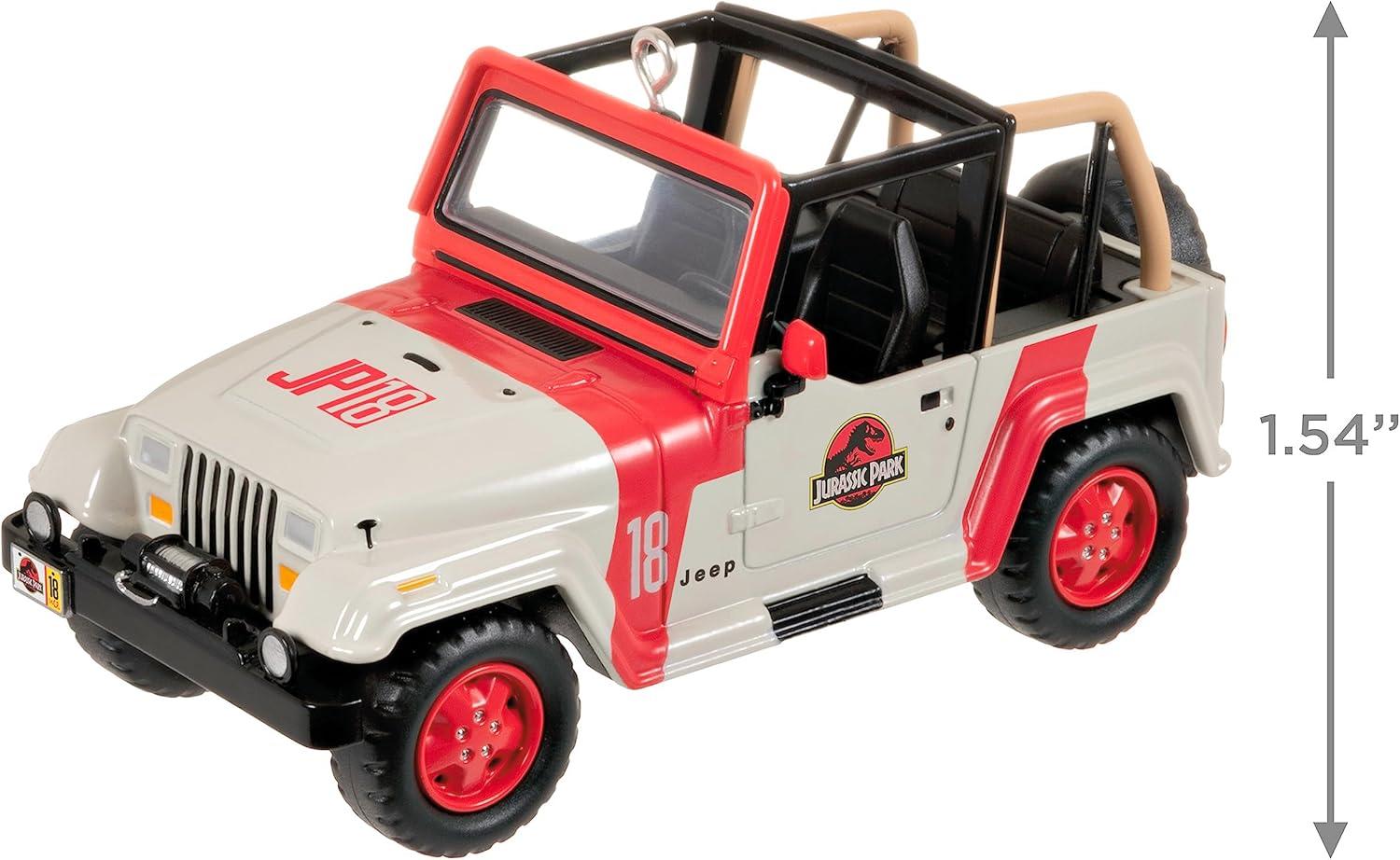 image:imageHallmark Keepsake Christmas Ornament Jurassic Park Clever Girl Movie GiftsJeep Wrangler