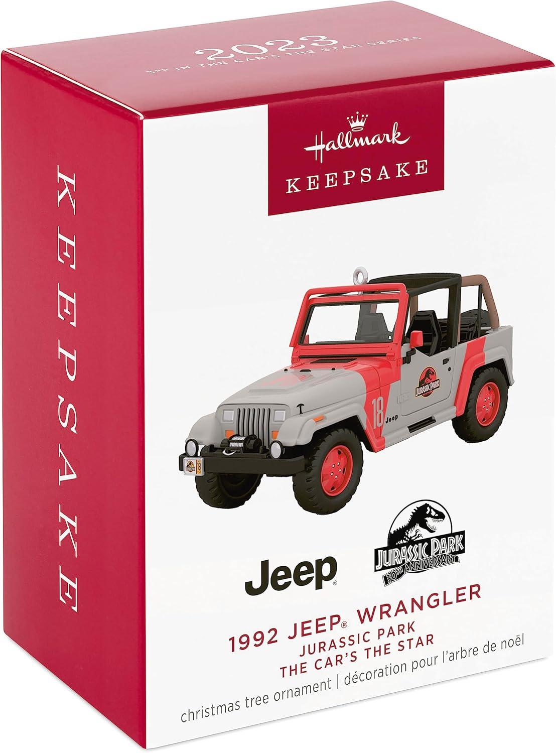 image:imageHallmark Keepsake Christmas Ornament Jurassic Park Clever Girl Movie GiftsJeep Wrangler