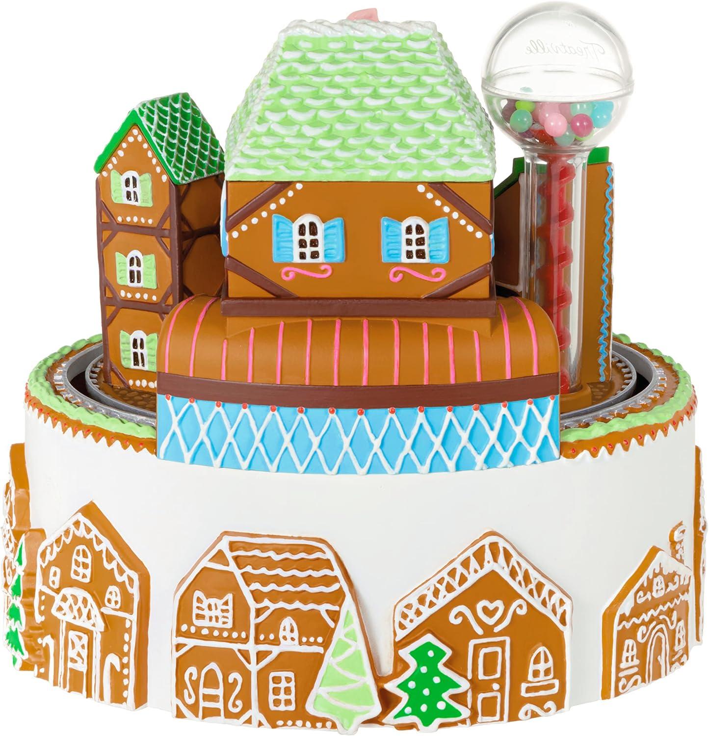 image:imageHallmark Keepsake Christmas Ornament Keepsake Village Musical with Light and MotionGingerbread Village