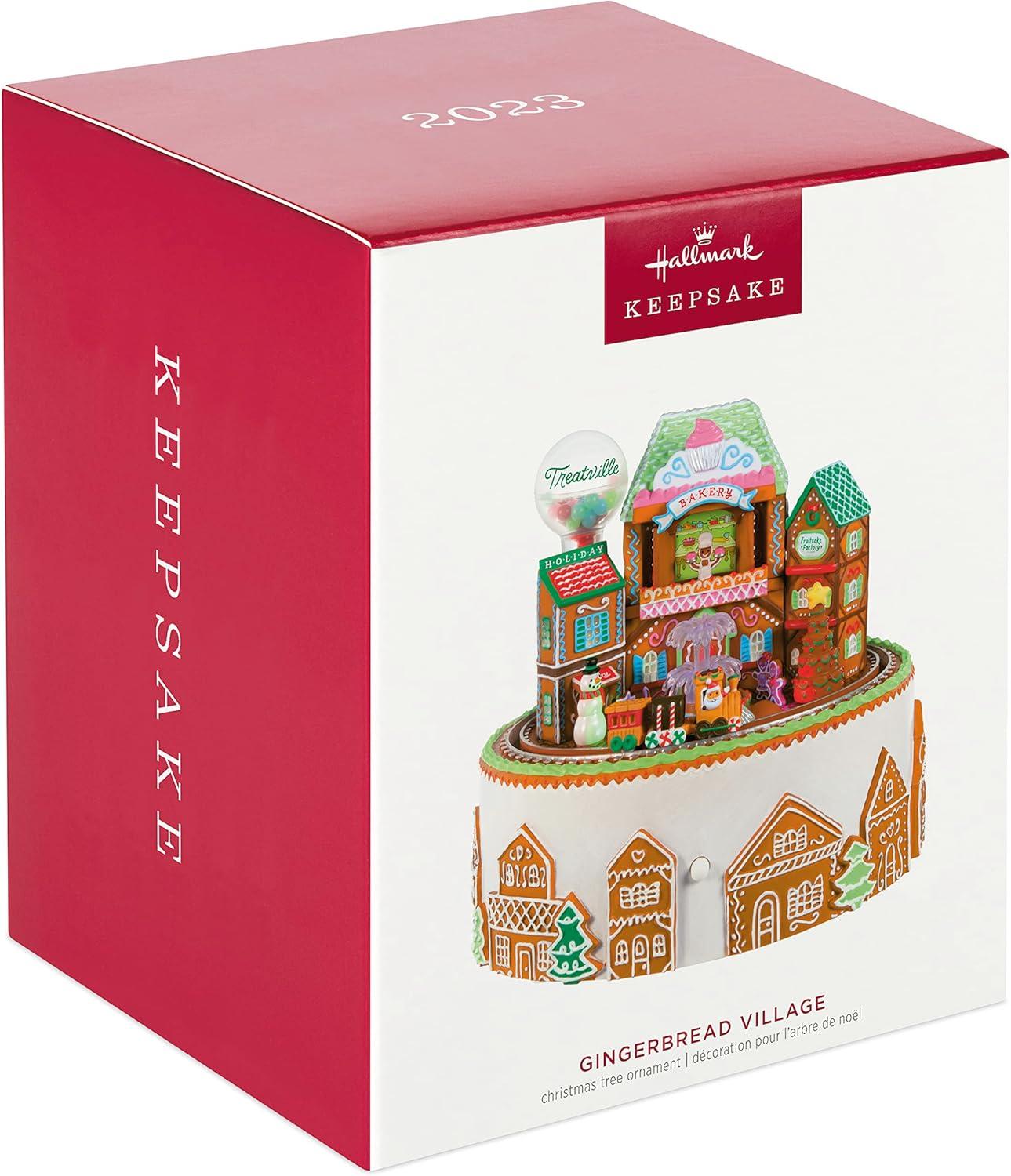 image:imageHallmark Keepsake Christmas Ornament Keepsake Village Musical with Light and MotionGingerbread Village