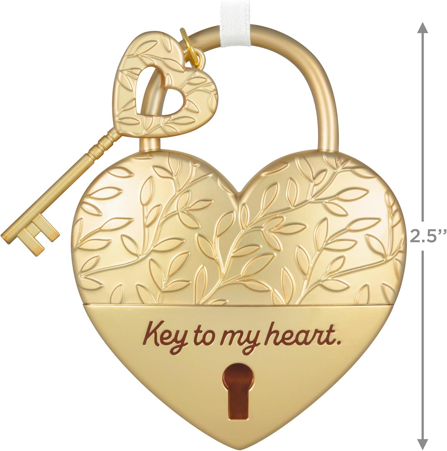 image:imageHallmark Keepsake Christmas Ornament Key to My Heart Metal Gifts for CouplesKey to my Heart