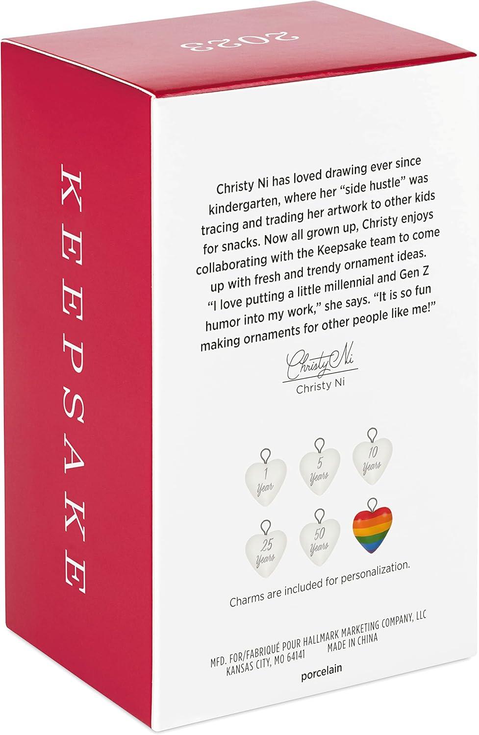image:imageHallmark Keepsake Christmas Ornament Key to My Heart Metal Gifts for CouplesLovebirds