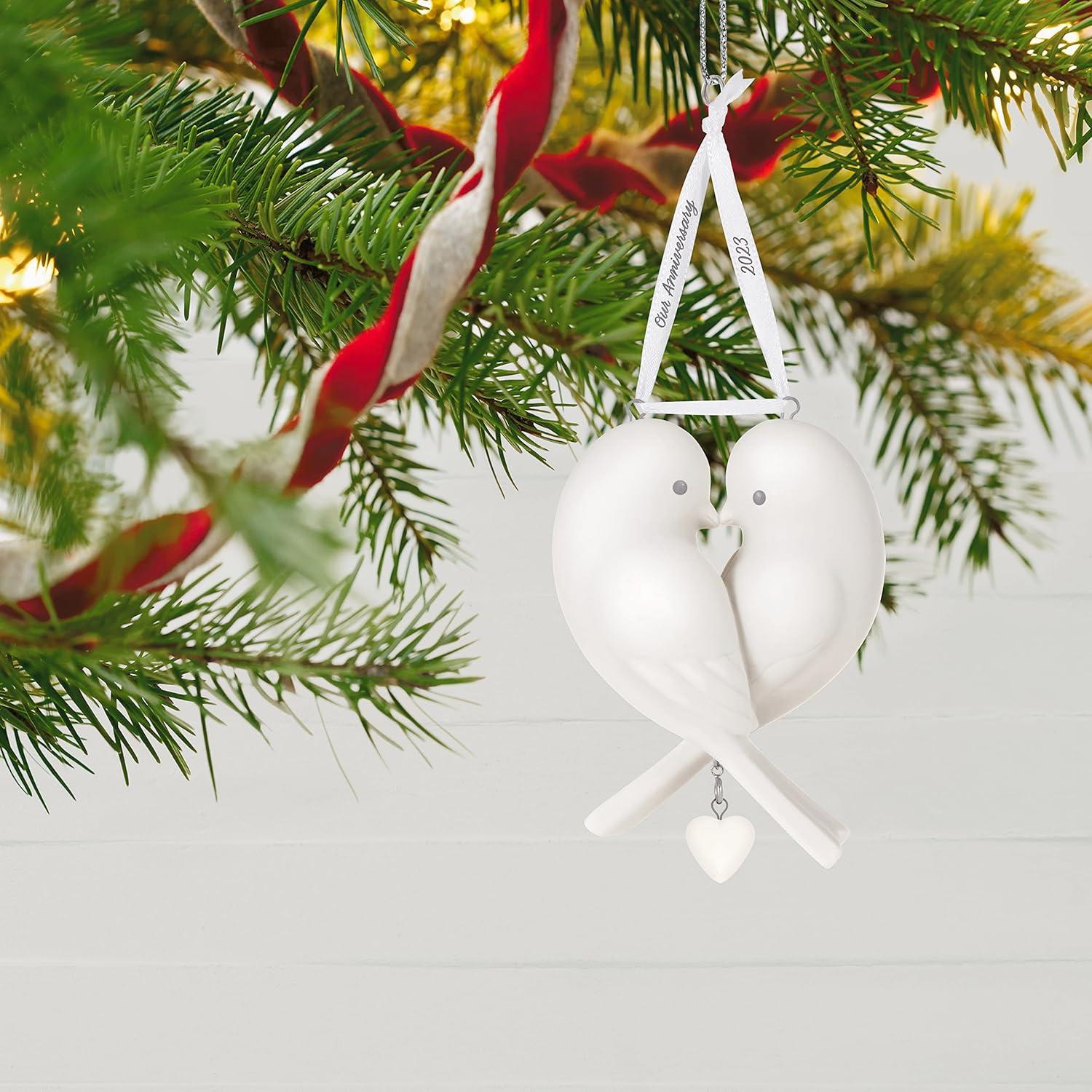 image:imageHallmark Keepsake Christmas Ornament Key to My Heart Metal Gifts for CouplesLovebirds