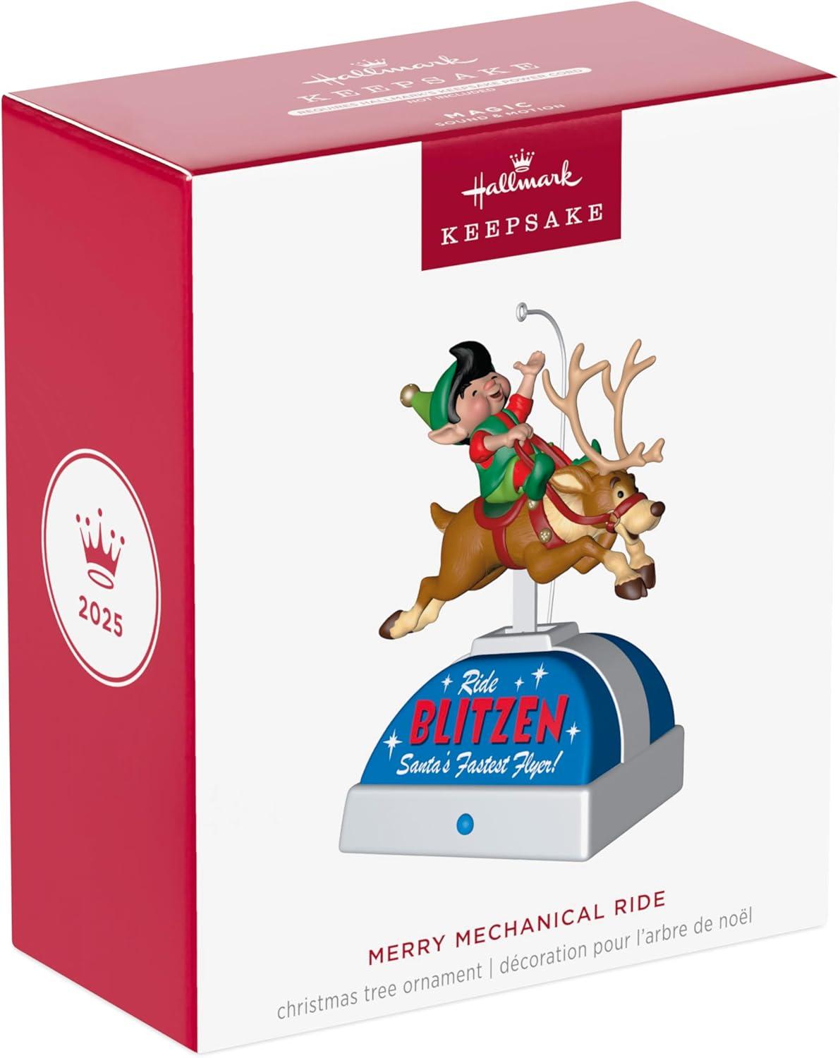 image:imageHallmark Keepsake Christmas Ornament Merry Mechanical Ride Musical with Motion Funny GiftsMerry Mechanical Ride