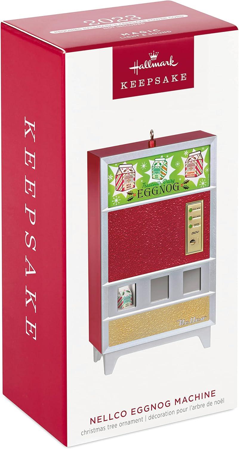 image:imageHallmark Keepsake Christmas Ornament Nellco Ice Cream Maker Musical with Light Nostalgia GiftsNellco Eggnog Machine