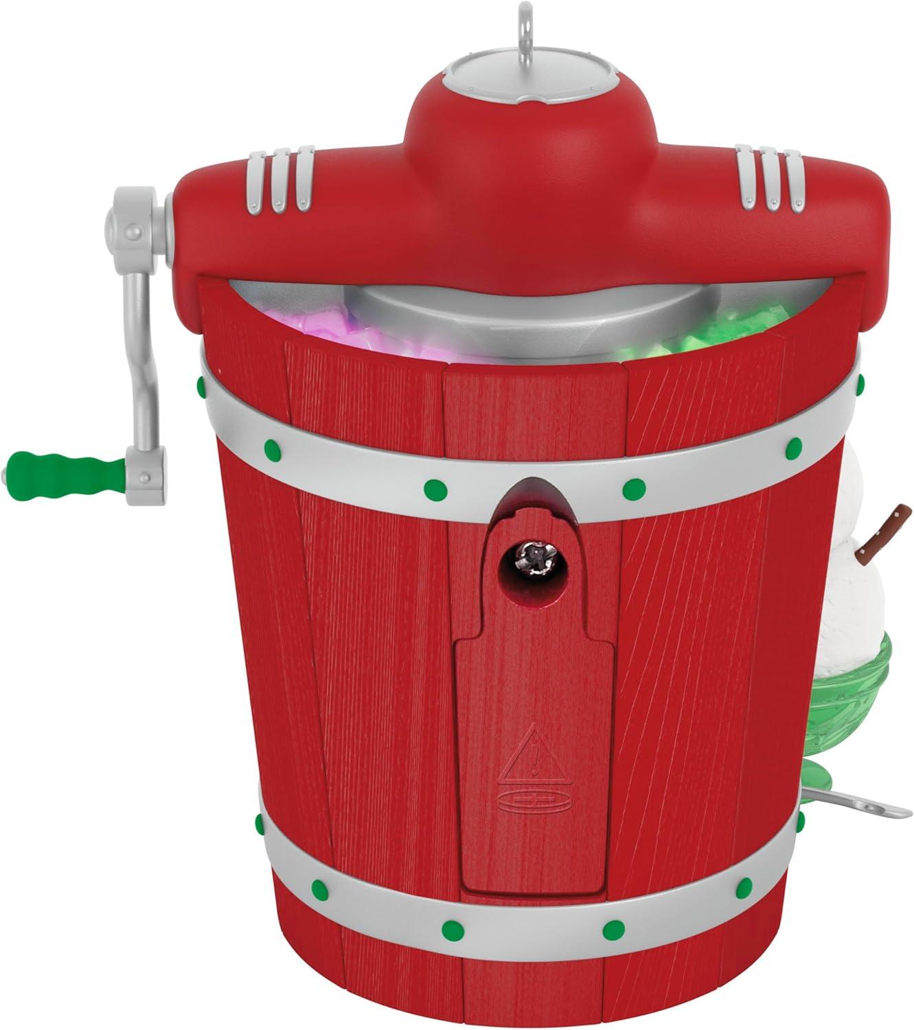 image:imageHallmark Keepsake Christmas Ornament Nellco Ice Cream Maker Musical with Light Nostalgia GiftsNellco Ice Cream Maker