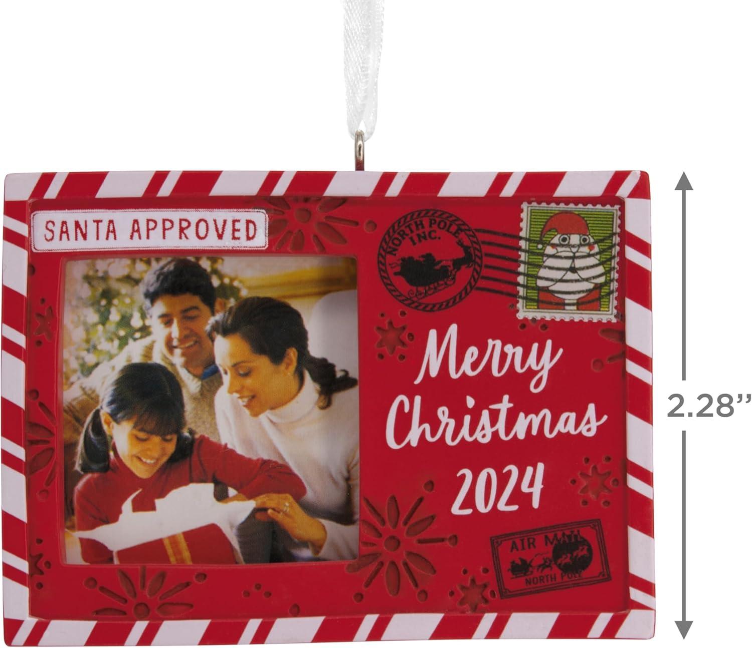 image:imageHallmark Keepsake Christmas Ornament Window Photo Frame 2024Christmas Letter