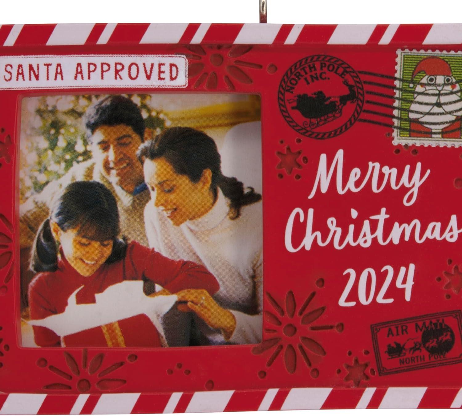 image:imageHallmark Keepsake Christmas Ornament Window Photo Frame 2024Christmas Letter