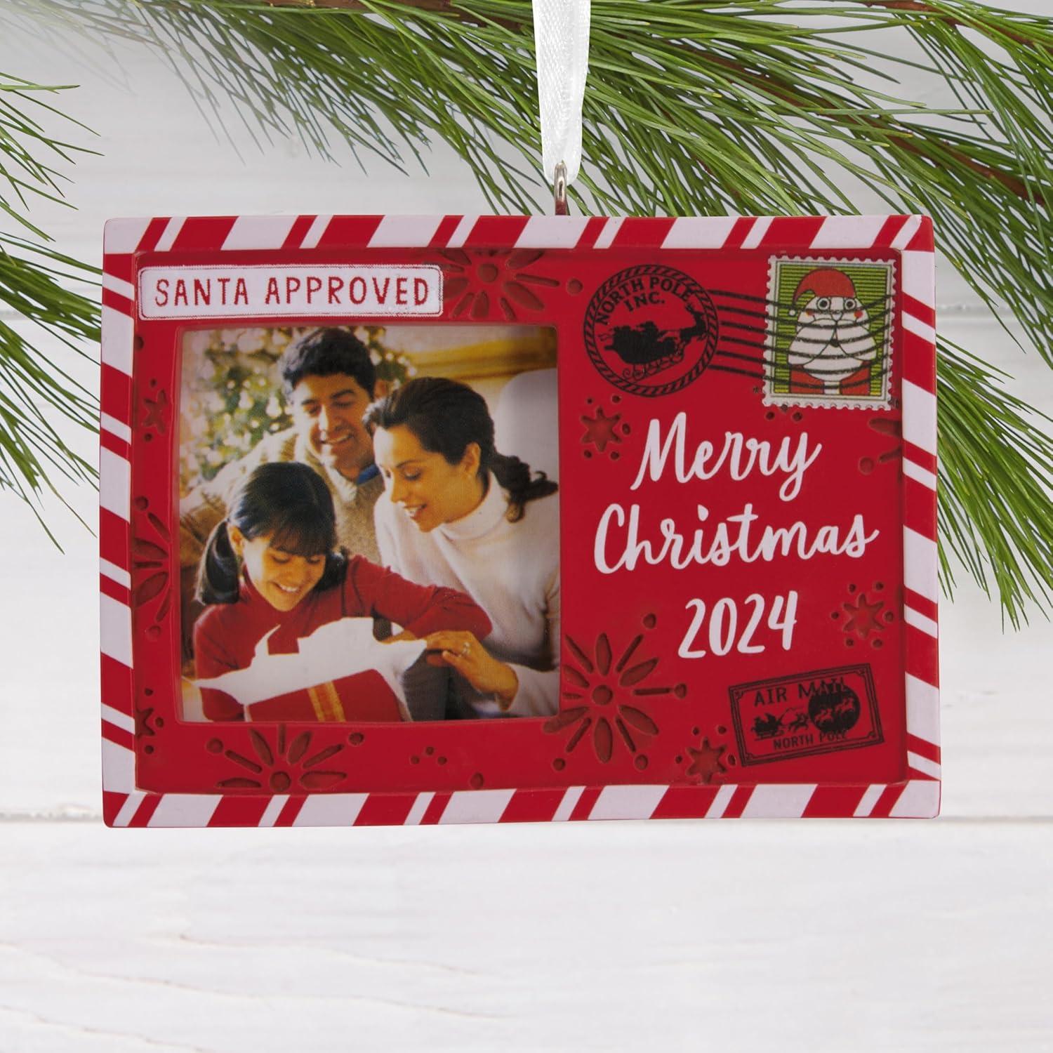 image:imageHallmark Keepsake Christmas Ornament Window Photo Frame 2024Christmas Letter