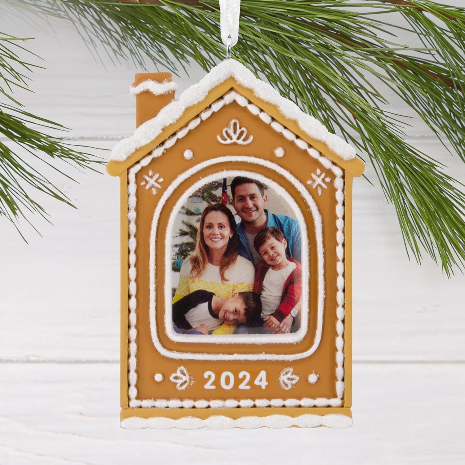 image:imageHallmark Keepsake Christmas Ornament Window Photo Frame 2024Gingerbread House 2024