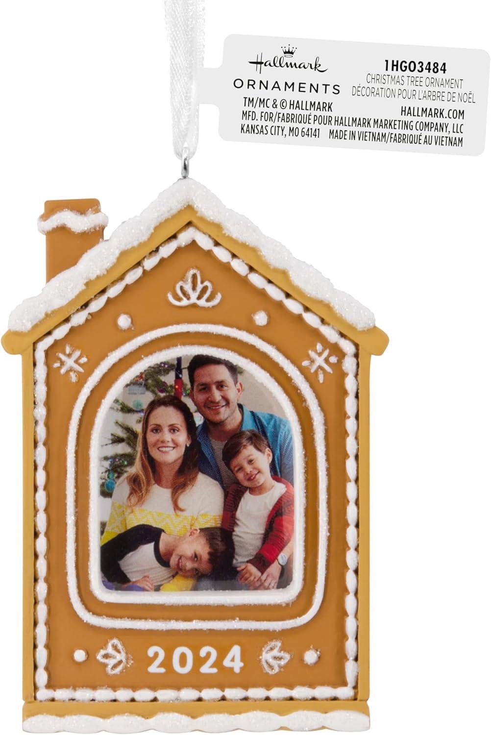 image:imageHallmark Keepsake Christmas Ornament Window Photo Frame 2024Gingerbread House 2024