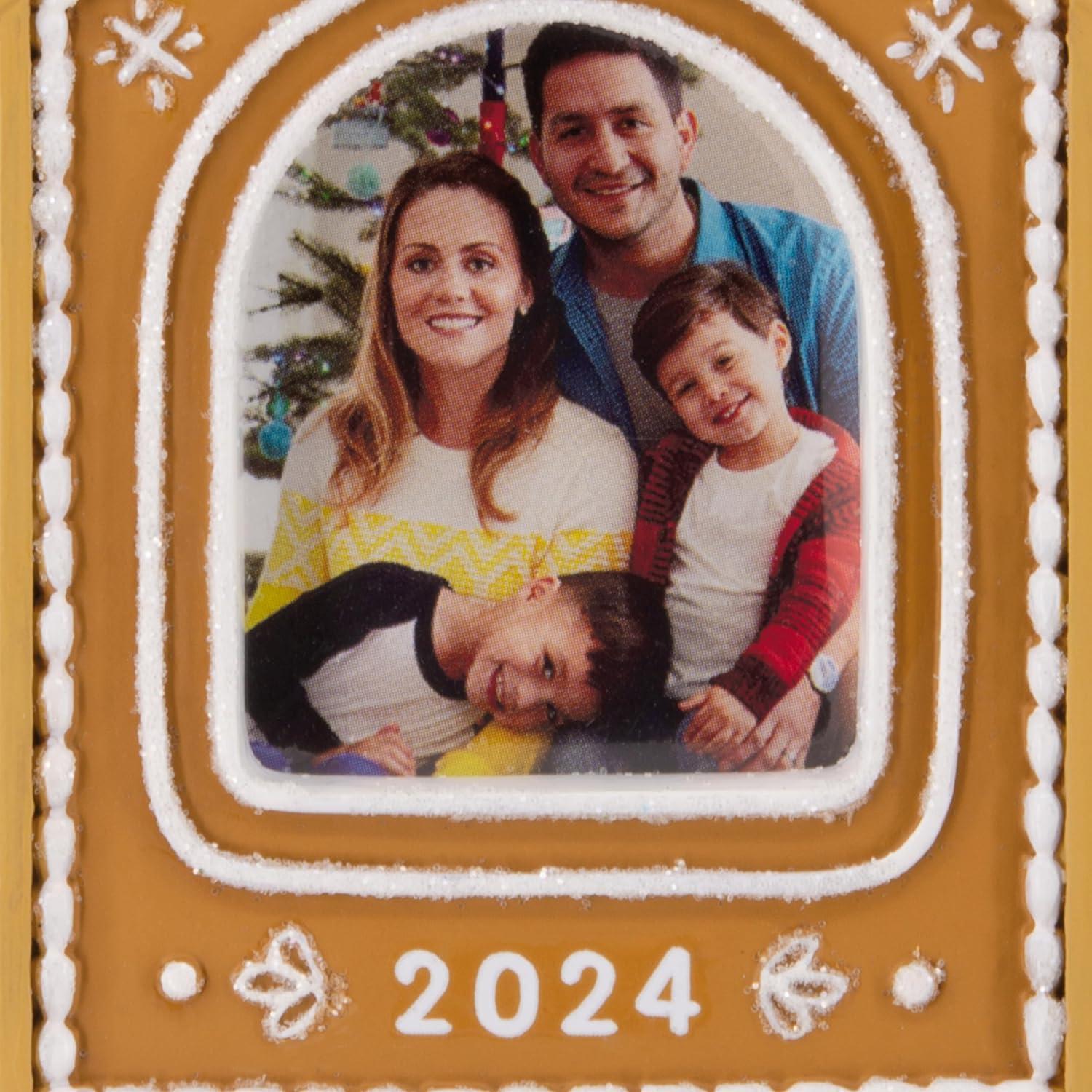 image:imageHallmark Keepsake Christmas Ornament Window Photo Frame 2024Gingerbread House 2024