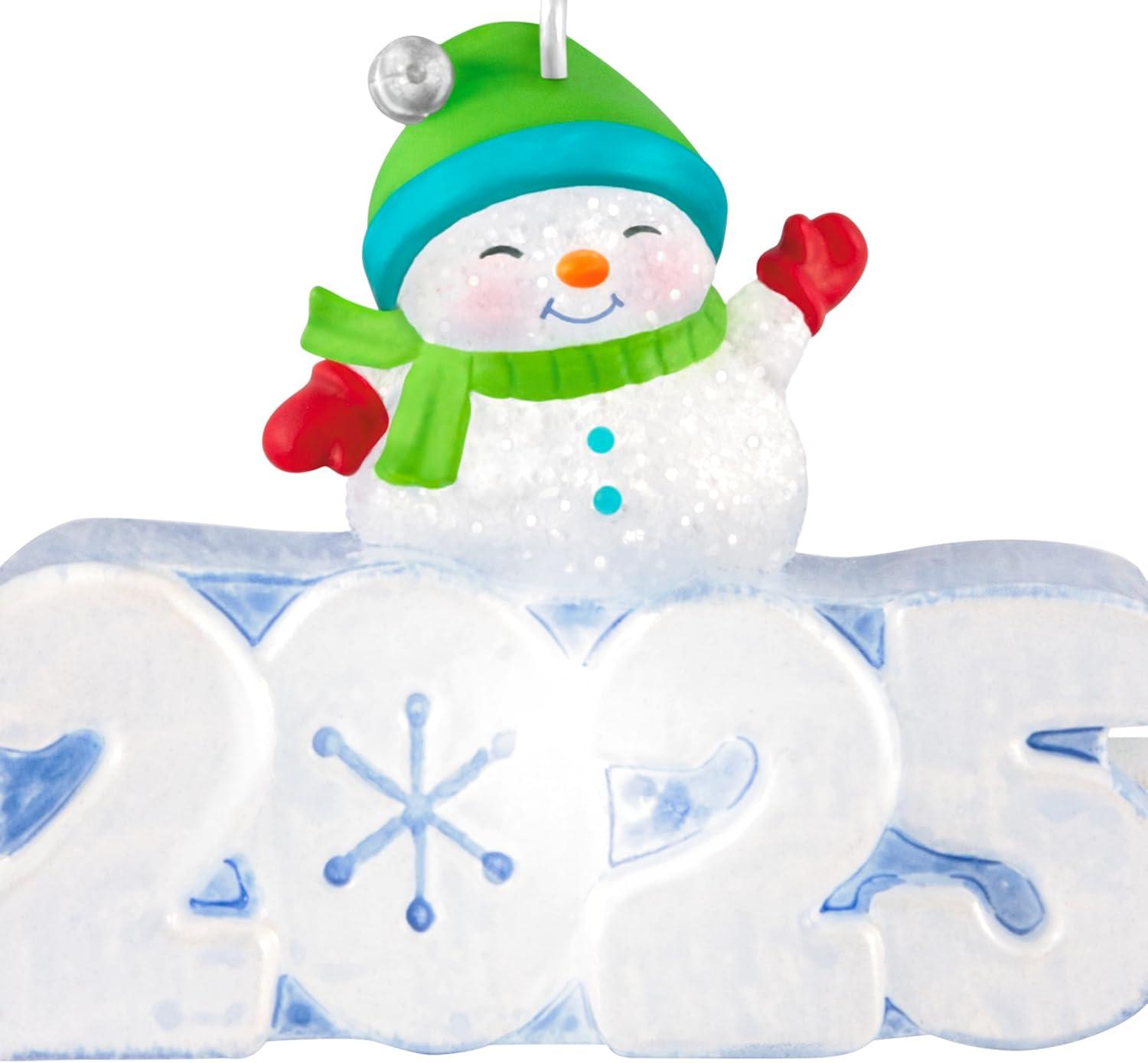 image:imageHallmark Keepsake Mini Christmas Ornament A Snowy 2025 125 Tiny Ornament for Tabletop TreeA Snowy 2025
