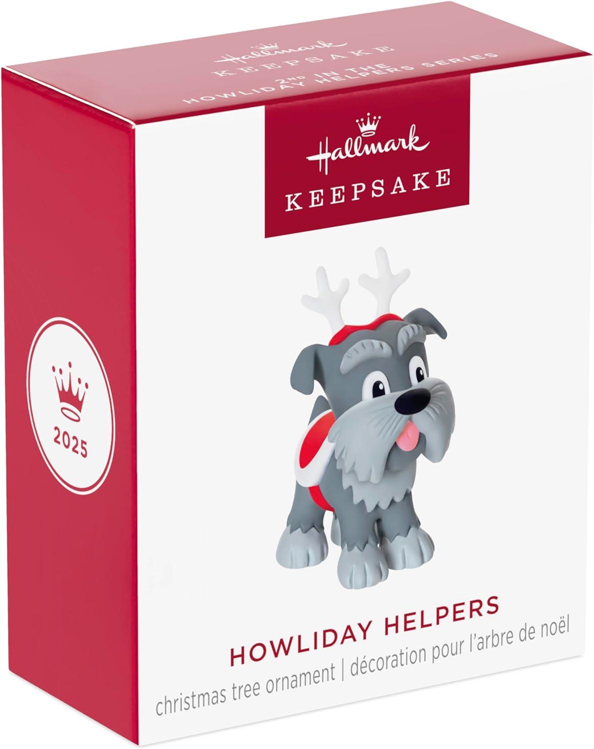 image:imageHallmark Keepsake Mini Christmas Ornament Howliday Helpers 125 Tiny Ornament for Tabletop Tree2025 Howliday Helpers