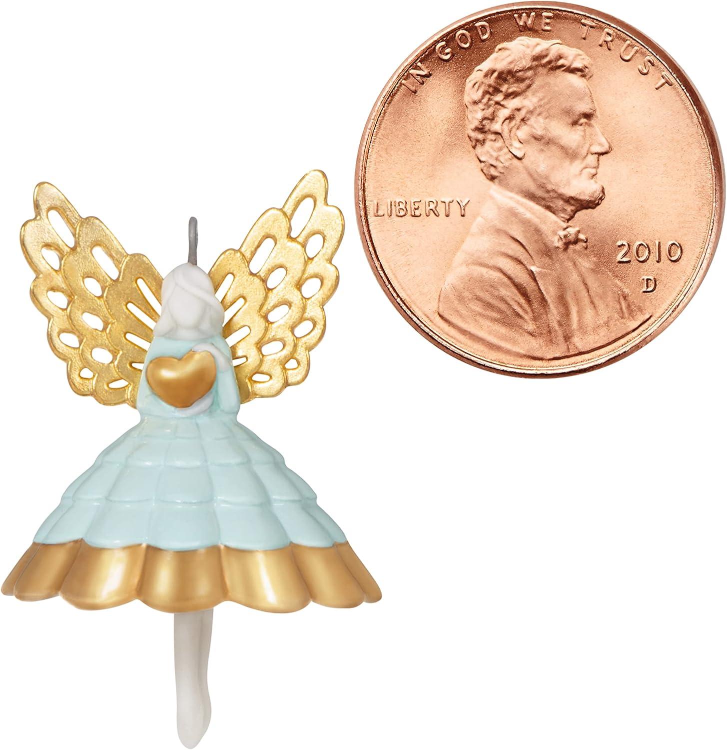 image:imageHallmark Keepsake Mini Christmas Ornament Little Angel 125 Tiny Ornament for Tabletop Tree2022 Mini Angel
