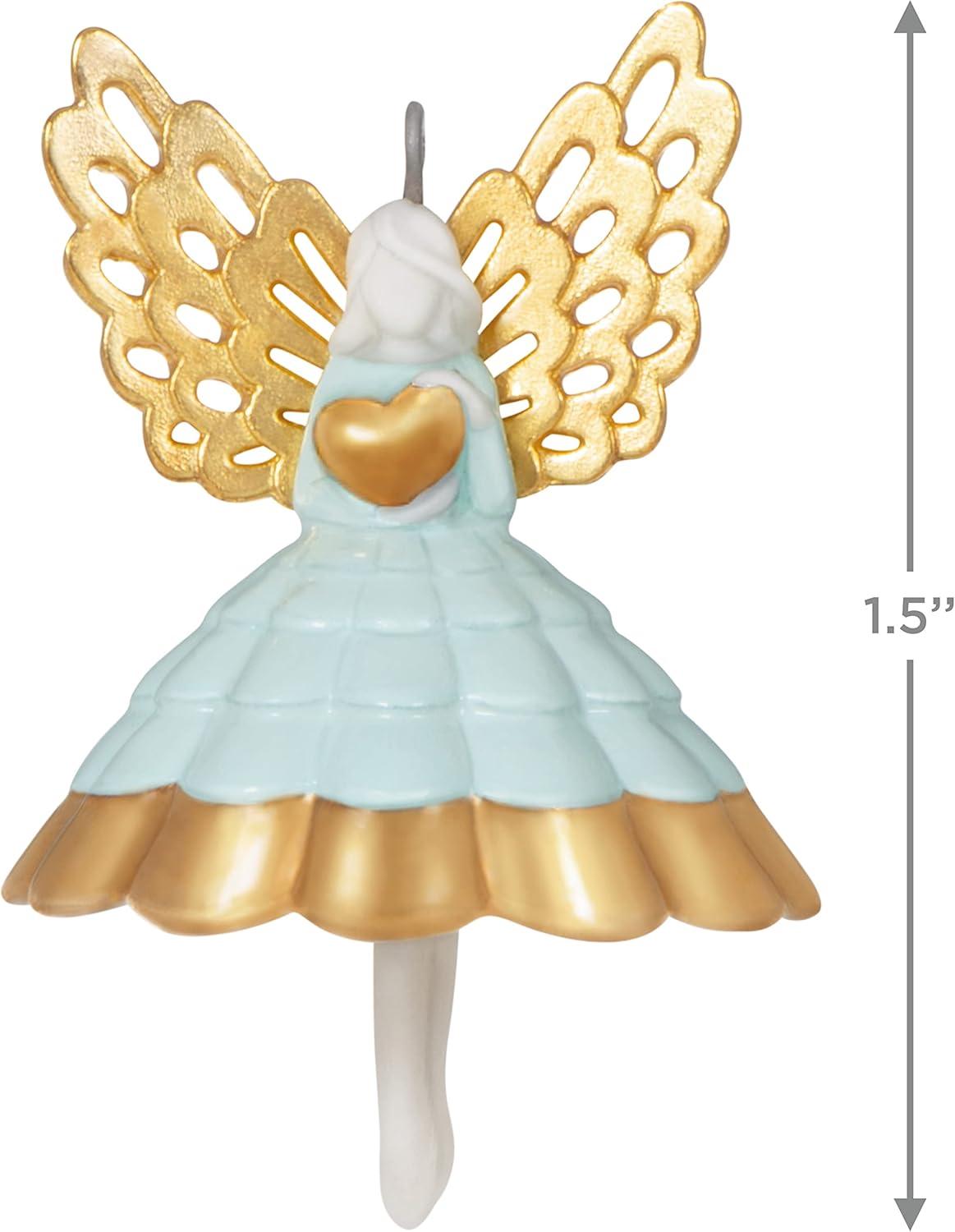 image:imageHallmark Keepsake Mini Christmas Ornament Little Angel 125 Tiny Ornament for Tabletop Tree2022 Mini Angel