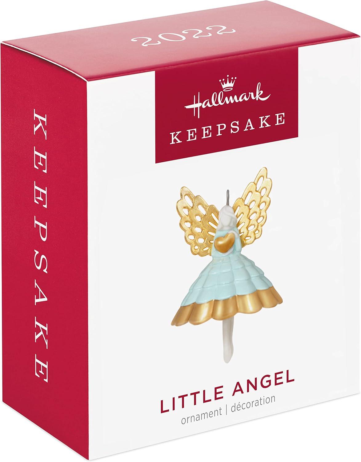 image:imageHallmark Keepsake Mini Christmas Ornament Little Angel 125 Tiny Ornament for Tabletop Tree2022 Mini Angel
