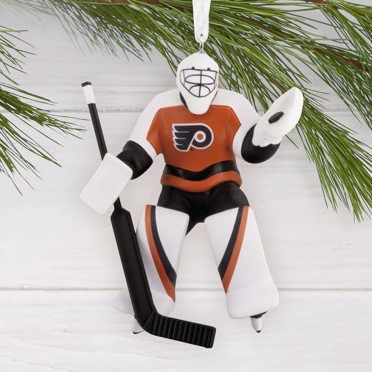 image:imageHallmark NHL Philadelphia Flyers Goalie Christmas Ornament Gifts for Sports Fans