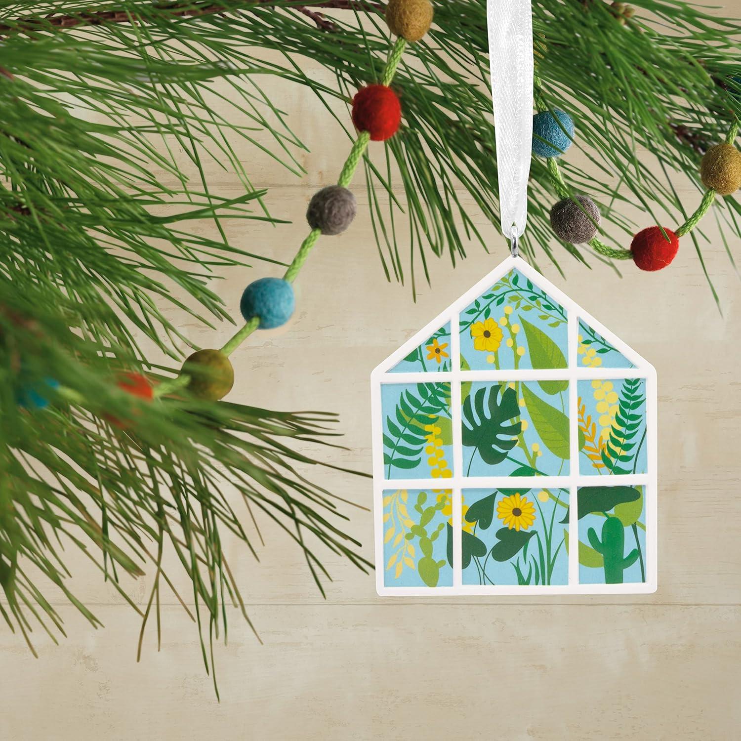 image:imageHallmark Poinsettias Christmas Ornament FabricGreenhouse