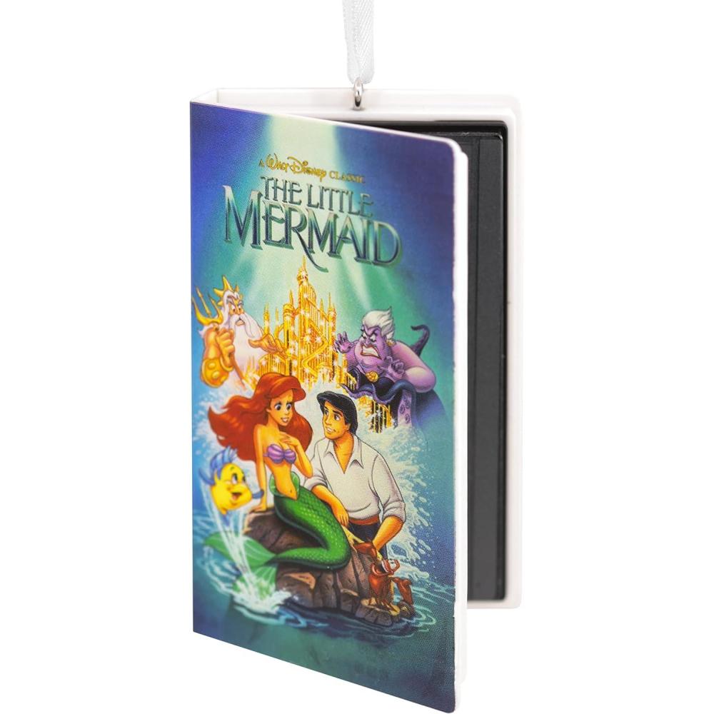 image:imageHallmark Disney Princess The Little Mermaid VHS Tape Christmas Ornament