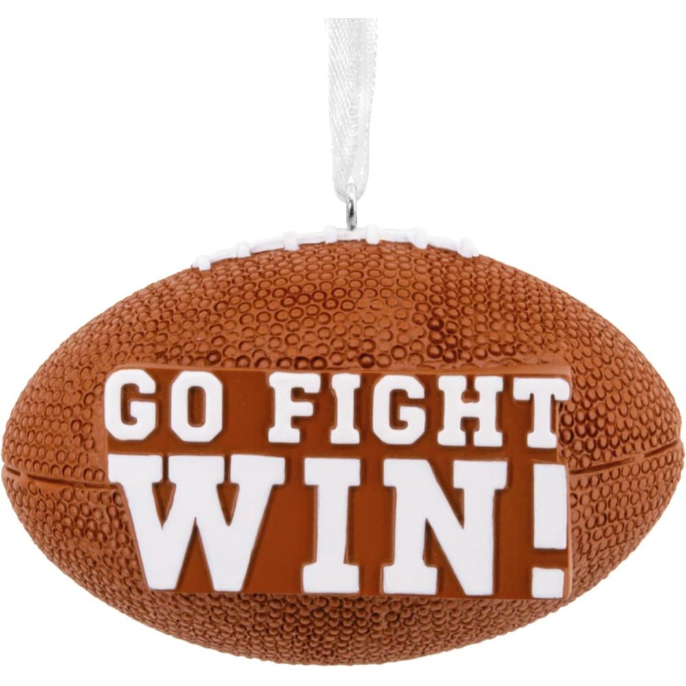 image:imageHallmark Go Fight Win Football Christmas Ornament Gifts for Sports Fans