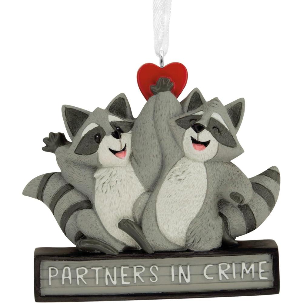 image:imageHallmark Horse Jumping Christmas OrnamentRacoon Partners in Crime