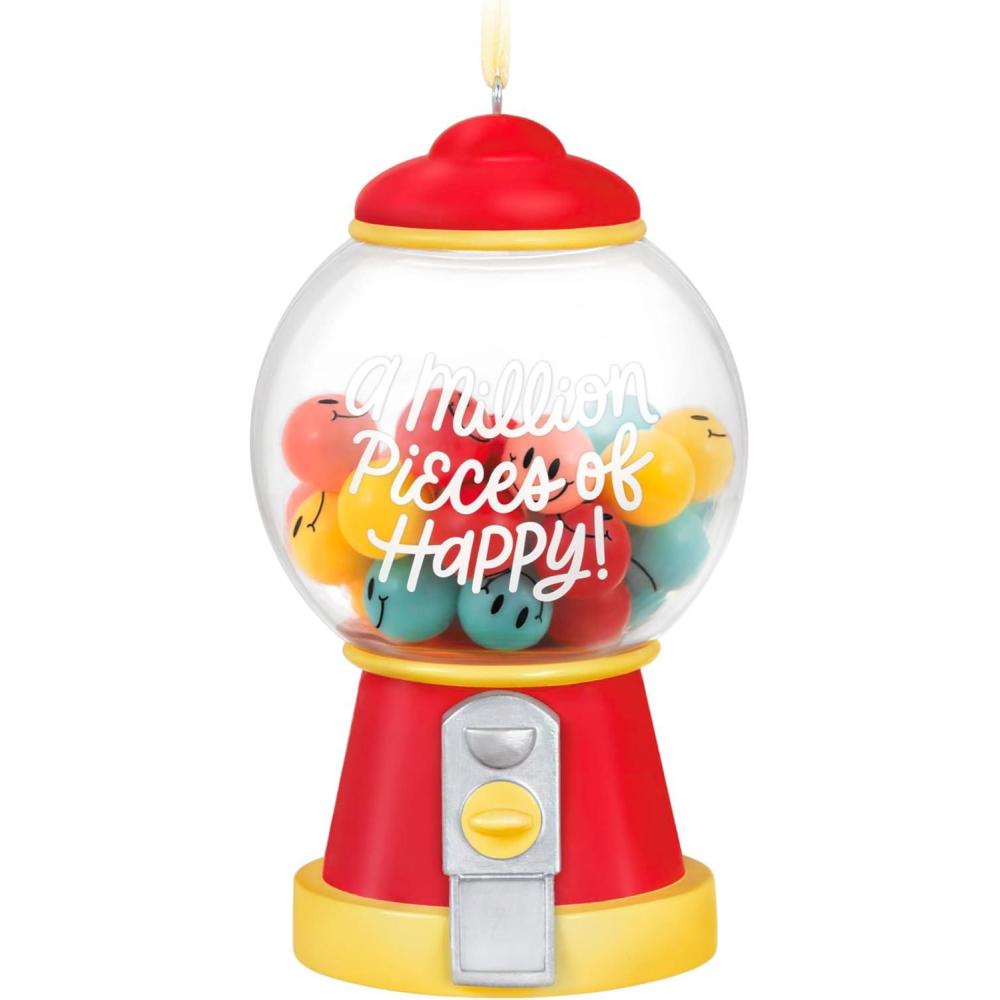image:imageHallmark Keepsake 1 Miniature Christmas Ornament 2024 Mini Lets Celebrate Porcelain Birthday GiftPieces of Happy