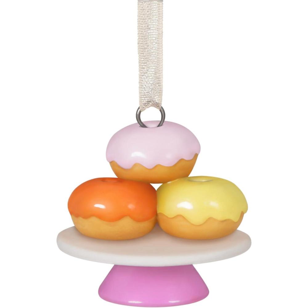image:imageHallmark Keepsake 1 Miniature Christmas Ornament 2024 Mini Lets Celebrate Porcelain Birthday GiftPorcelain Birthday Donuts