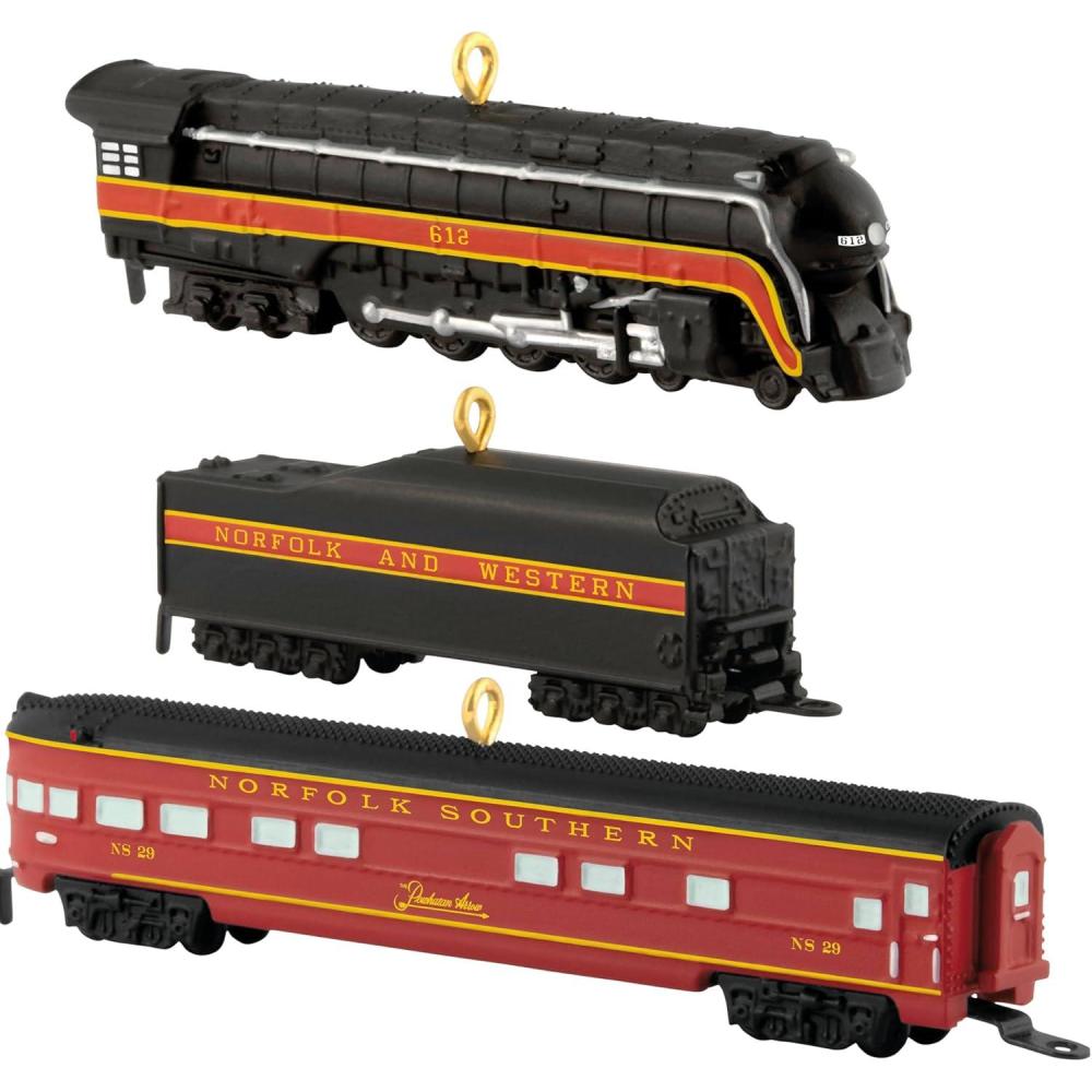 image:imageHallmark Keepsake Christmas Ornament 2024 Lionel Union Pacific Rotary Bathtub Gondola Metal Gifts for Train LoversLionel Norfolk and Western Passenger