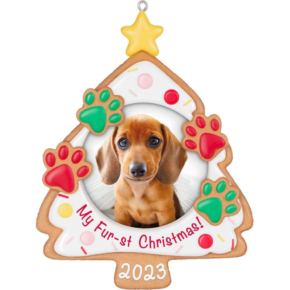 image:imageHallmark Keepsake Christmas Ornament 2024 Pets Furst Christmas 2024 Photo Frame Pet Gifts2023 My Furst Christmas