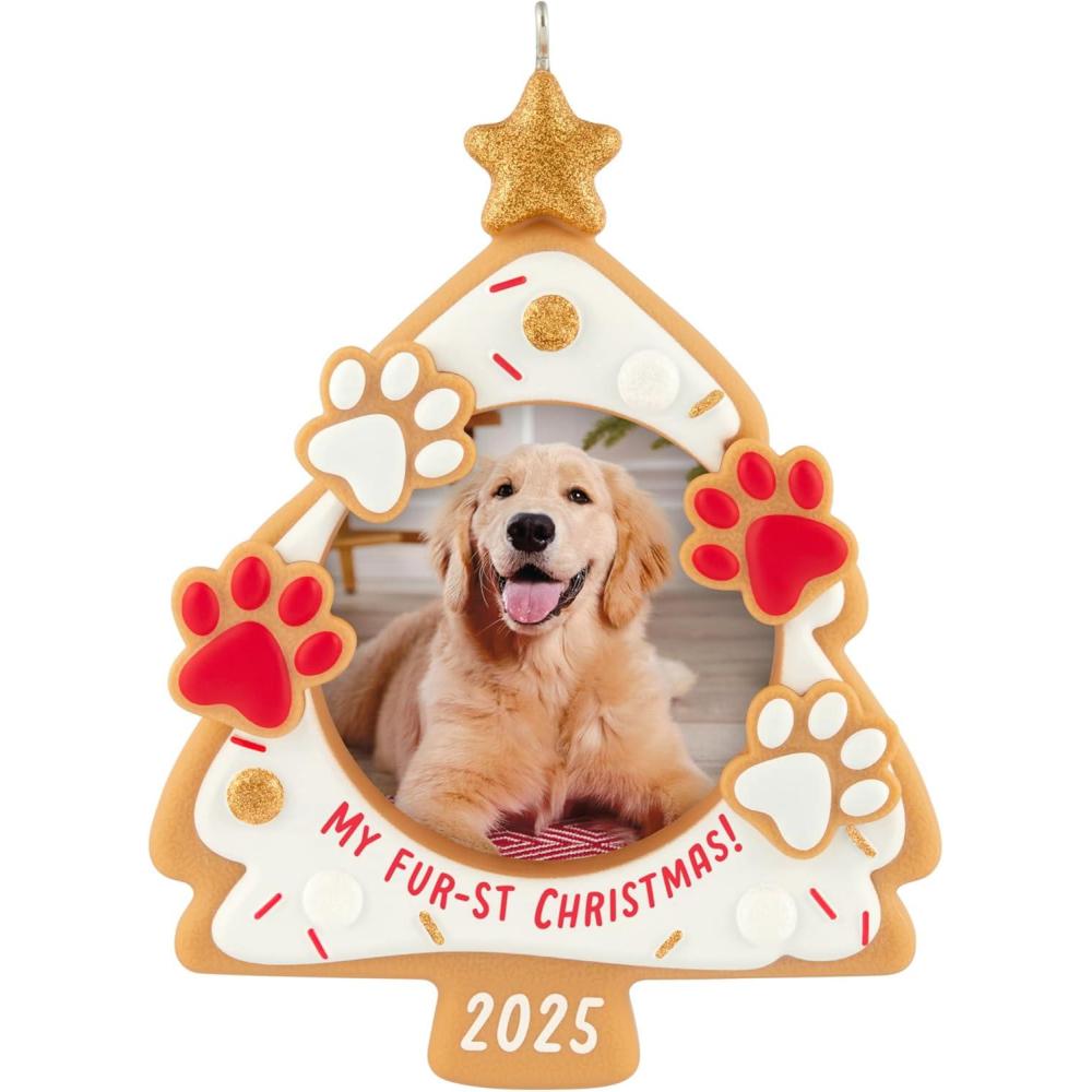 image:imageHallmark Keepsake Christmas Ornament 2024 Pets Furst Christmas 2024 Photo Frame Pet Gifts2025 My Furst Christmas