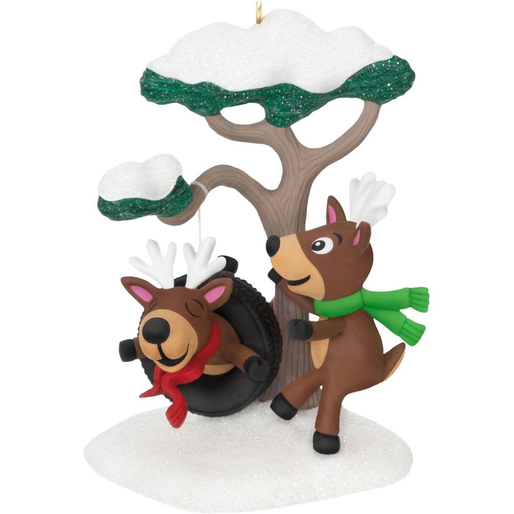 image:imageHallmark Keepsake Christmas Ornament A Snowy Surprise Funny GiftsReindeer Antics