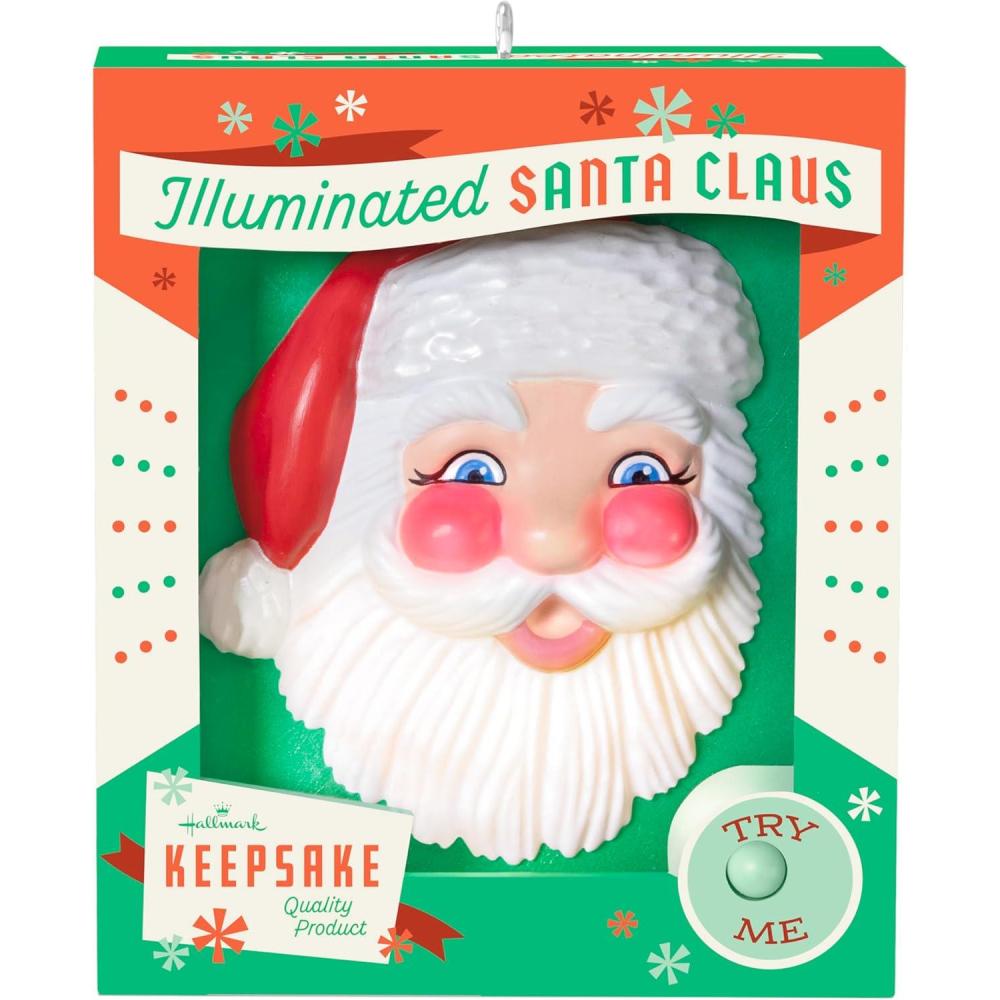 image:imageHallmark Keepsake Christmas Ornament Festive Feline Funny GiftsHolly Jolly Santa