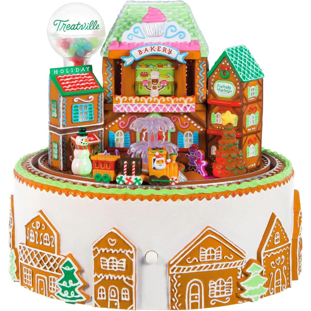 image:imageHallmark Keepsake Christmas Ornament Keepsake Village Musical with Light and MotionGingerbread Village