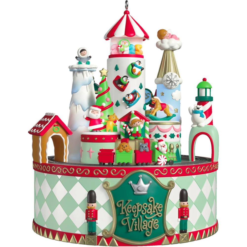 image:imageHallmark Keepsake Christmas Ornament Keepsake Village Musical with Light and MotionKeepsake Village
