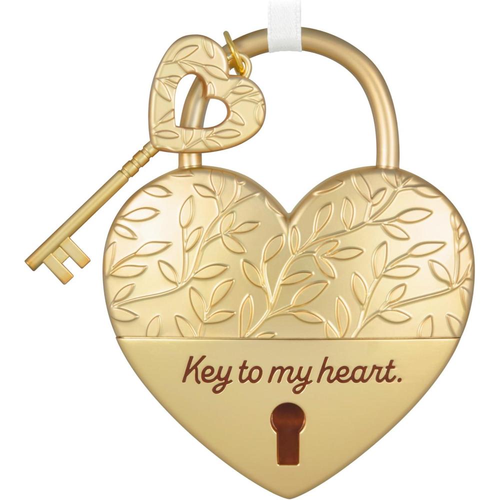 image:imageHallmark Keepsake Christmas Ornament Key to My Heart Metal Gifts for CouplesKey to my Heart