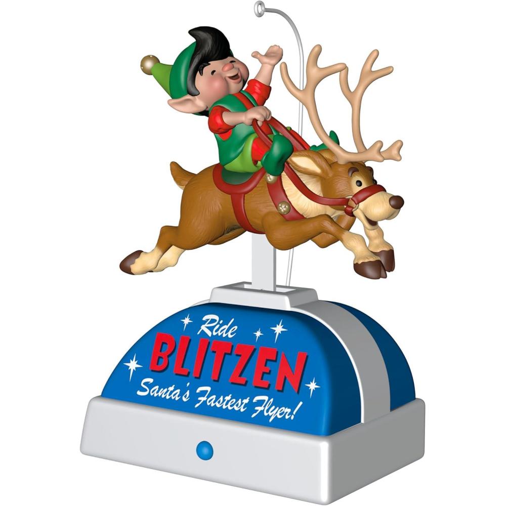 image:imageHallmark Keepsake Christmas Ornament Merry Mechanical Ride Musical with Motion Funny GiftsMerry Mechanical Ride