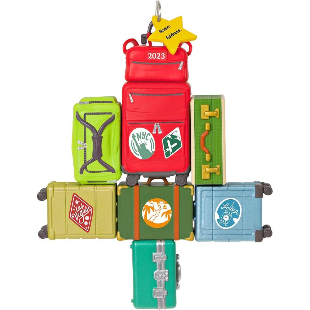 image:imageHallmark Keepsake Christmas Ornament New Adventures 2025 Metal Gifts for Travelers2023 Travel All the Way