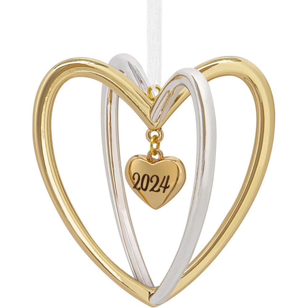 image:imageHallmark Keepsake Christmas Ornament Our First Christmas Heart 2024Double Heart 2024