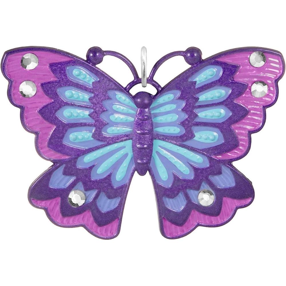 image:imageHallmark Keepsake Mini Christmas Ornament Bitty Bright Butterfly 125 Tiny Ornament for Tabletop TreeLittle Purple Butterfly