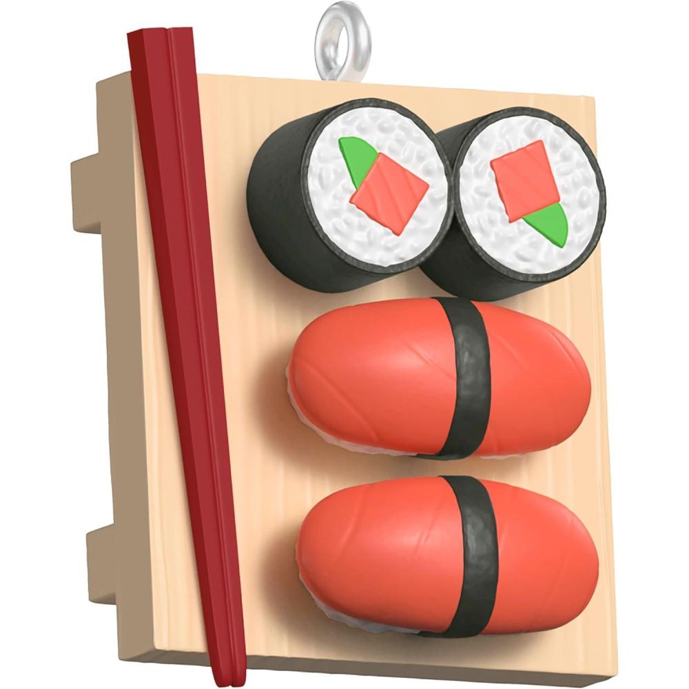 image:imageHallmark Keepsake Mini Christmas Ornament Sweet Lil Sushi 1 Tiny Ornament for Tabletop TreeSweet Lil Sushi