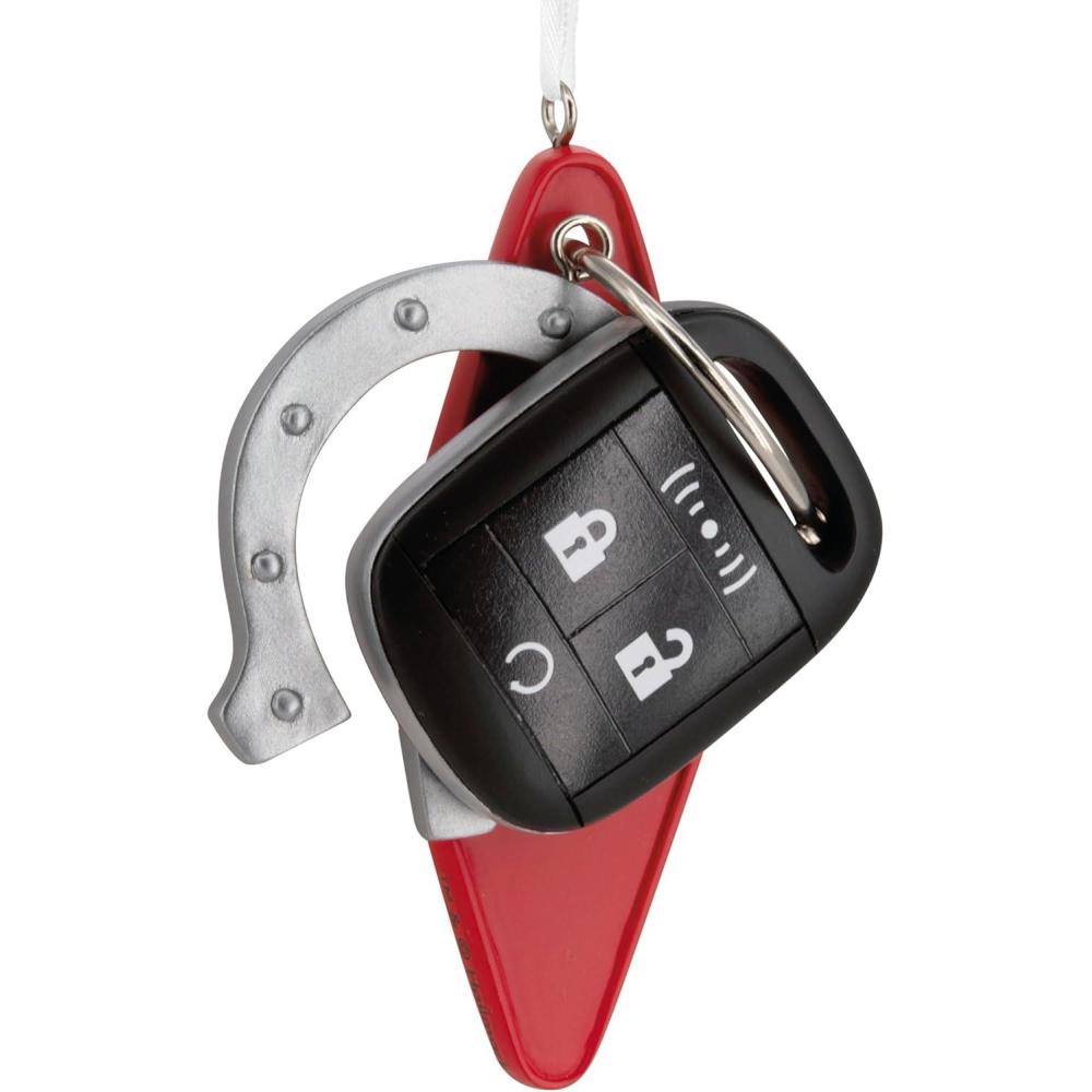 image:imageHallmark New Driver Pastel Keychain 2023 Christmas OrnamentKey Fob 2024