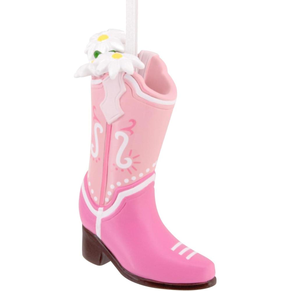 image:imageHallmark Pink Cowboy Boot Christmas Ornament Gifts for Her