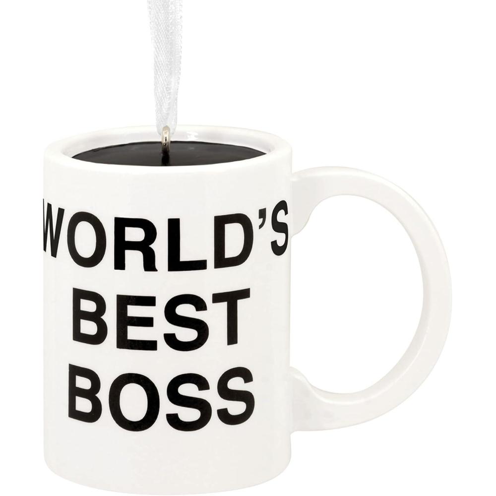 image:imageHallmark The Office Worlds Best Boss Coffee Mug Christmas Ornament 0002HCM9116Coffee Mug