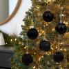 Hallmark Black Shatterproof Christmas Ornaments Set, 24-Piece
