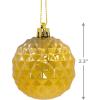 Hallmark Champagne, Gold, White Christmas Balls Christmas Ornament Set, 30-Piece