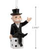 Hallmark Christmas Ornament, Hasbro Scrabble Ornament, Gifts for Friends and Family(Mr. Monopoly with Dice)