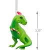 Hallmark Dinosaur in Santa Hat Christmas Ornament, Resin,Fun Tree Decoration